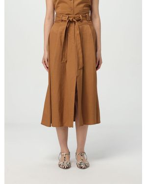 Kaos Falda Mujer - Marrón