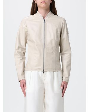 Peuterey Leather Jacket - Natural