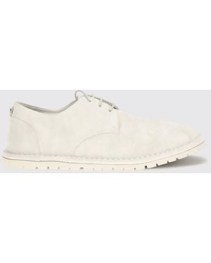 Marsèll Sancrispa Suede Derby Shoes - Natural