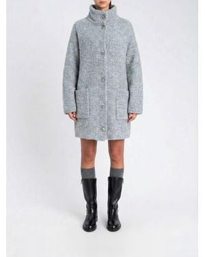 Twinset Abrigo Mujer - Gris
