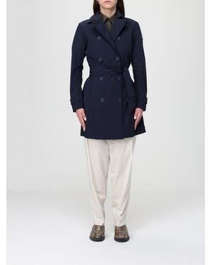 Colmar Double-Breasted Polyester Trench Coat - Blue