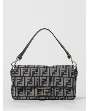 Fendi Schultertasche Damen - Mettallic