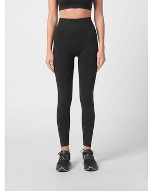 Philipp Plein Technical Stretch Fabric Leggings - Black