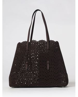 Alaïa Borsa A Spalla Mina - Nero
