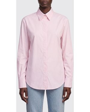 FEDERICA TOSI Classic Cotton Poplin Shirt - Pink