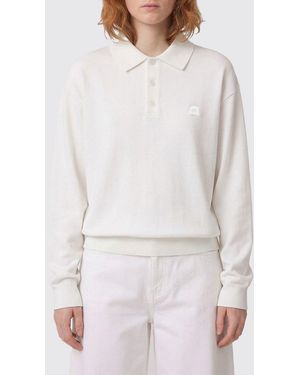 DUNST Cotton Blend Polo Shirt - White