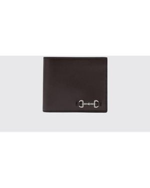 Gucci Horsebit Smooth Calfskin Wallet With Banknote Pocket - White
