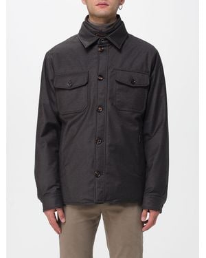 Moorer Mantel Herren - Schwarz