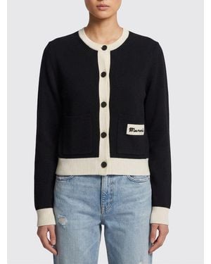 Marni Cárdigan De Mezcla De Lana - Negro