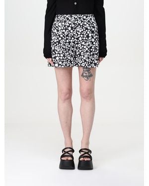 Marni Floral Pleated Cotton Shorts - Black