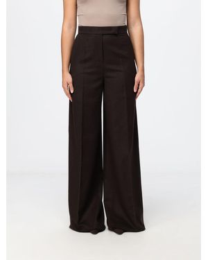 Max Mara High-Waisted Wide-Leg Palazzo Pants - Black
