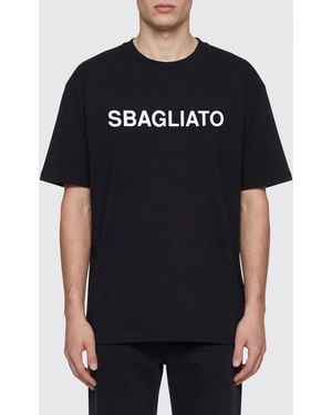 Aspesi T-Shirt Aus Baumwolljersey Mit Slogan - Schwarz