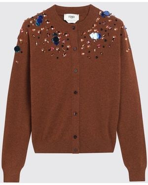 Fendi Pullover Damen - Braun