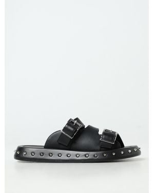 McQueen Sandali Con Fibbia - Nero