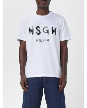 MSGM T-Shirt Herren - Weiß