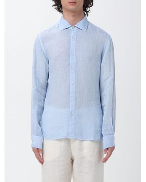 120% Lino Linen Shirt - Blue