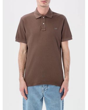 ERL Classic Cotton Polo Shirt - Brown