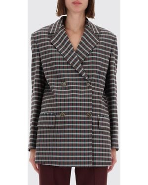 Etro Giacca Doppiopetto Oversize - Grigio