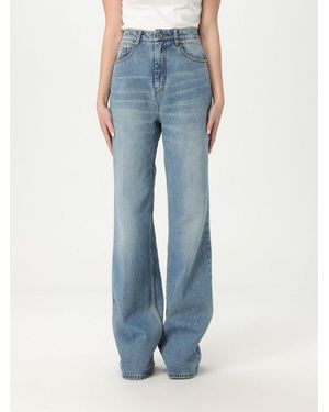 Ami Paris High-Waist Flared Jeans Aus Baumwolldenim - Blau