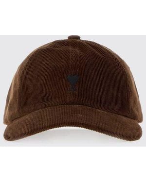 Ami Paris Hat - Brown