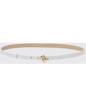 Fabiana Filippi Adjustable Calfskin Leather Belt With Knot Charm - Multicolour