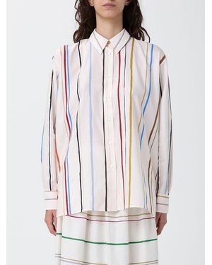 Paul Smith Striped Cotton Blend Shirt - White