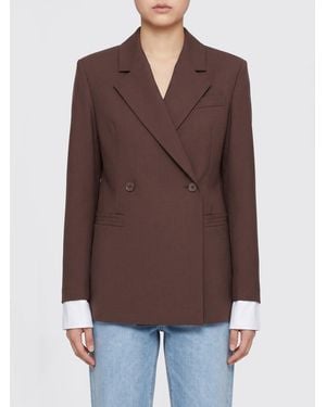 Semicouture Dulcinea Double-Breasted Blazer - Brown