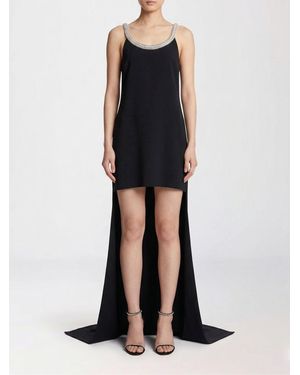 Tom Ford Robe En Mélange De Viscose Avec Cristaux - Noir