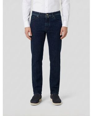 Jacob Cohen Slim Fit Stretch Denim Jeans - Blue