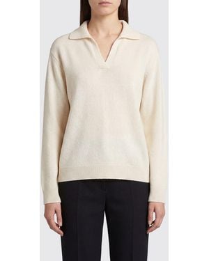 Valentino Long-Sleeved Knitted Polo - White
