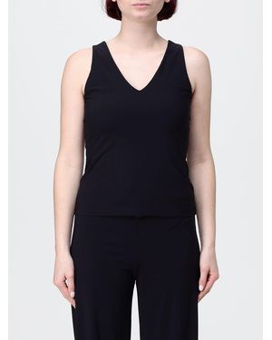 Maliparmi Basic Sleeveless Slim Fit V-Neck Top - Blue