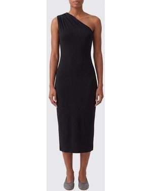 Thom Krom Stretch Jersey One-Shoulder Dress - Black