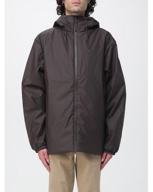 Rains Hooded Windbreaker Jacket - Gray