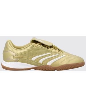 adidas Originals Predator Sala Laminated Leather And Rubber Trainers - Metallic