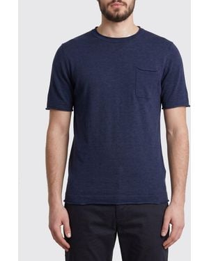Paltò PaltÒ Linen And Cotton T-Shirt - Blue