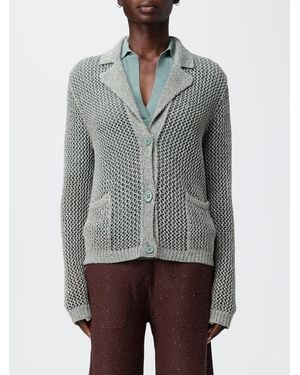 Kangra Cotton Blend Blazer Cardigan - Grey