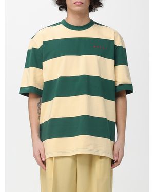 Marni And Cotton T-Shirt - Green