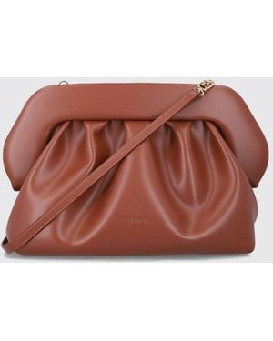 THEMOIRÈ ThemoirÈ Clutch Bios Themoiré Drappeggiata - Marrone