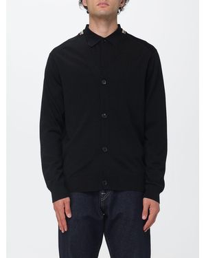 Paul Smith V-Neck Pure Merino Wool Cardigan - Blue