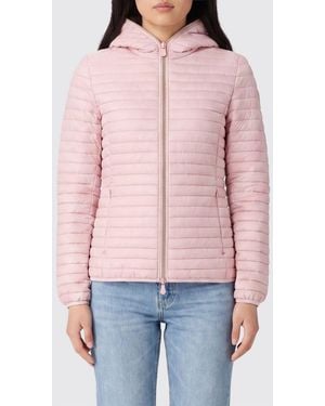 Save The Duck Doudoune Alexa En Nylon Avec Capuche - Rouge