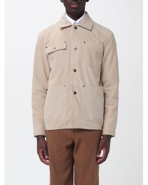 Paolo Pecora Suede Leather Jacket - Natural