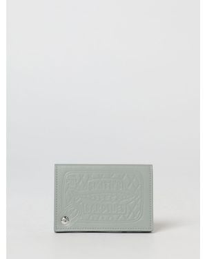 Paul Smith Sardines Leather Credit Card Holder - Grey