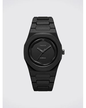 D1 Milano Limited Edition X Tonester Evening Galore Watch With Stainless Steel Case - Black