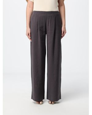 Alysi Modal Blend Palazzo Pants - Gray