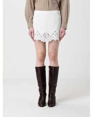 Isabel Marant Cotton Mini Skirt - White
