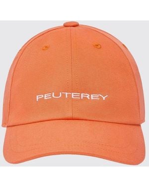 Peuterey Baumwollmütze Mit Gesticktem Logo - Orange