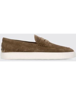 Tod's Suede Loafers - White