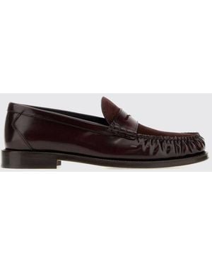 Brunello Cucinelli Suede Penny Loafers With Penny Bar - White