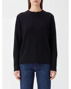 The Row Pullover Mit Rundhalsausschnitt Aus 100% Kaschmir Und Überschnittenen Schultern - Schwarz