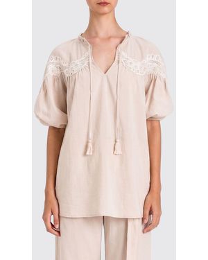Twinset Cotton Blouse - Natural